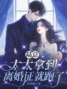 陸總,太太拿到離婚證就跑了 封面